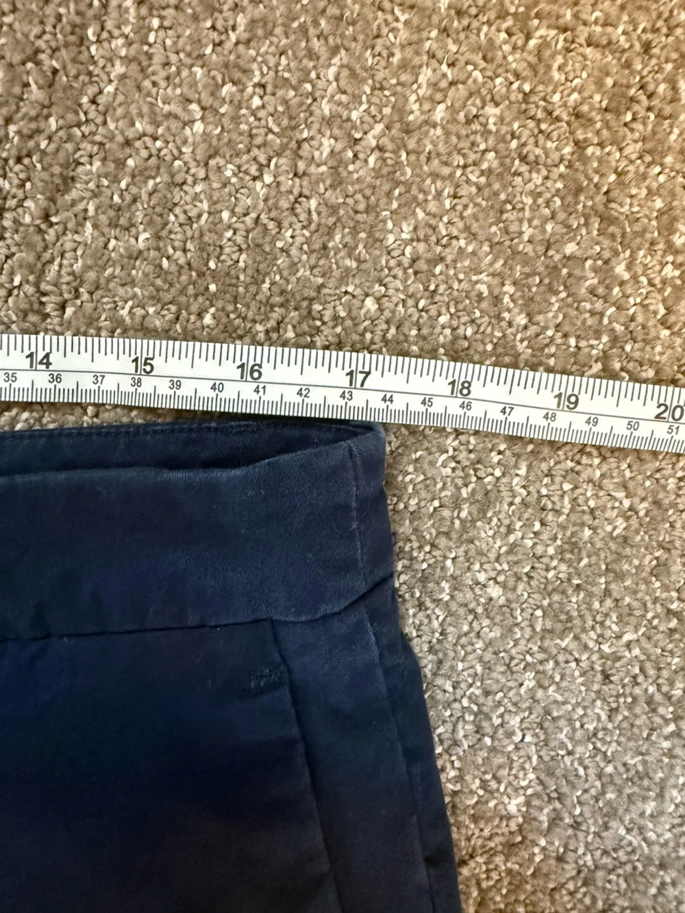 Wildfang The Essential Trouser Navy Blue Women’s Size 10 - Picture 10 of 13